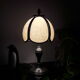 Tin lamp, stained glass, mushroom
