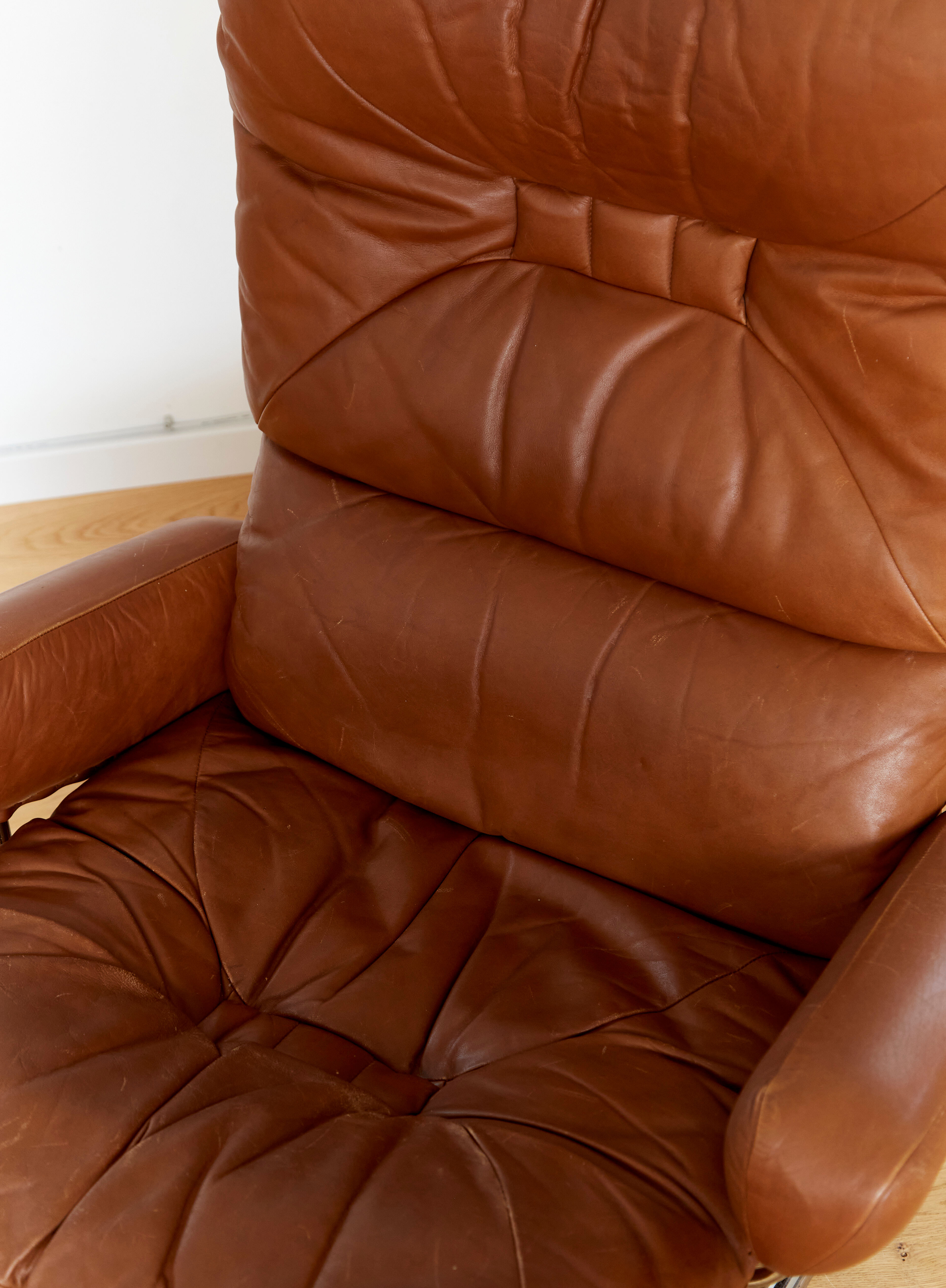 Armchair & ottoman design Harald Relling published by Langlos Fabbriker Stranda Norway