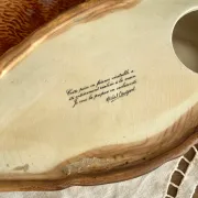 Zoomorphic terrine deer Michel Caugant