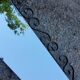 Mirror mirror of the 60s metal black and gold