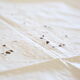Nappe carrée, brodée, en coton