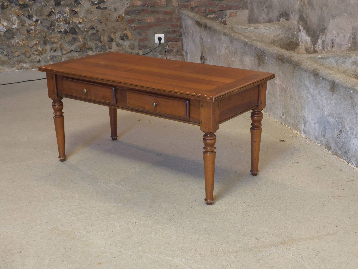 Cherry wood coffee table