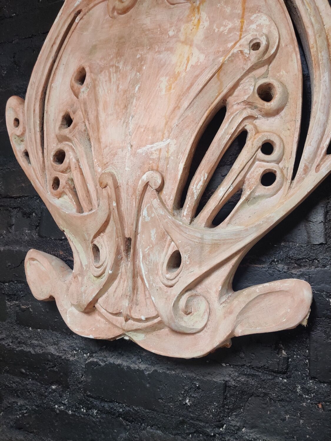 Hector Guimard Parisian metro medallion in fiber plaster