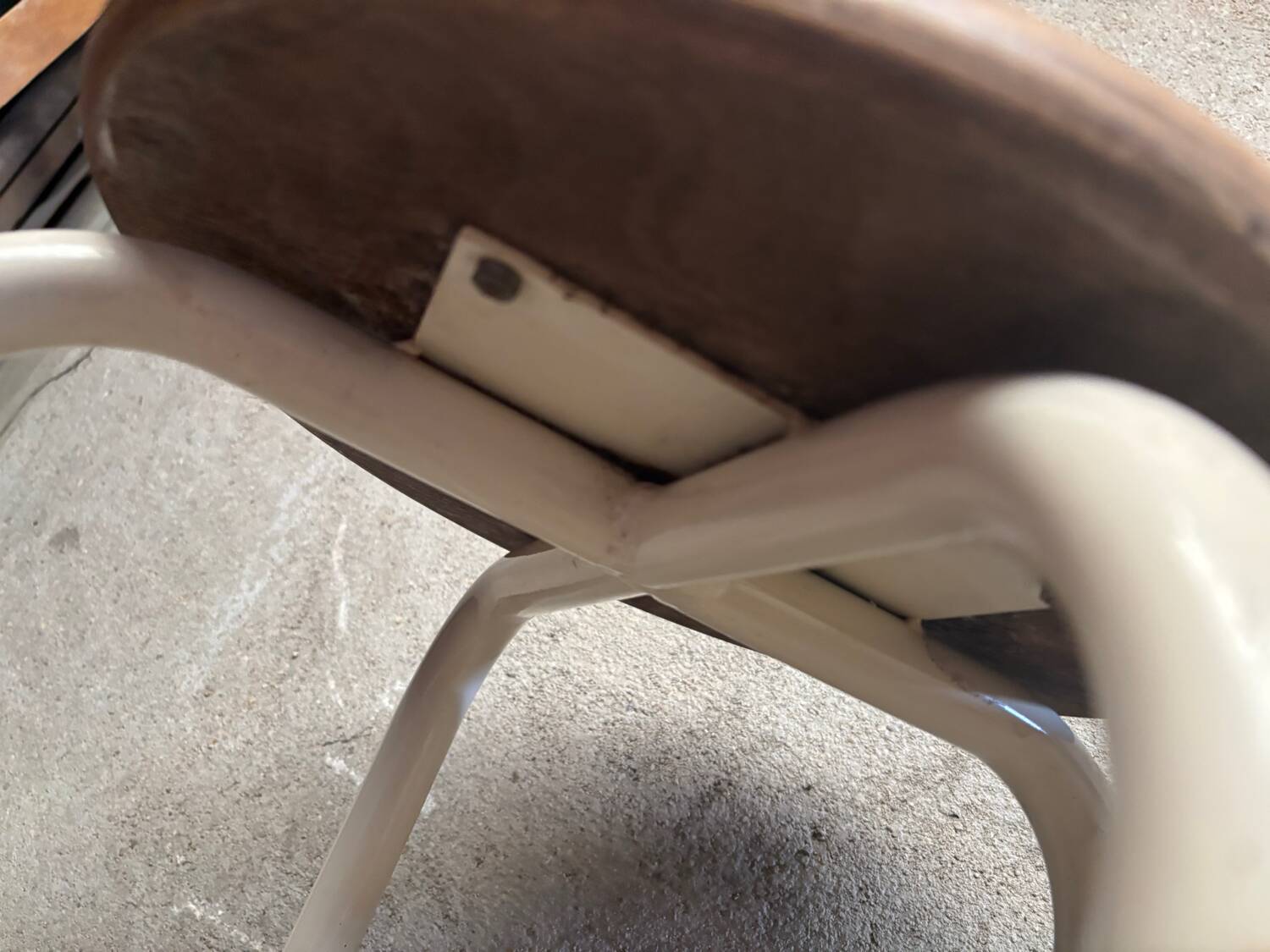 Pair of workshop, bar or industrial stools