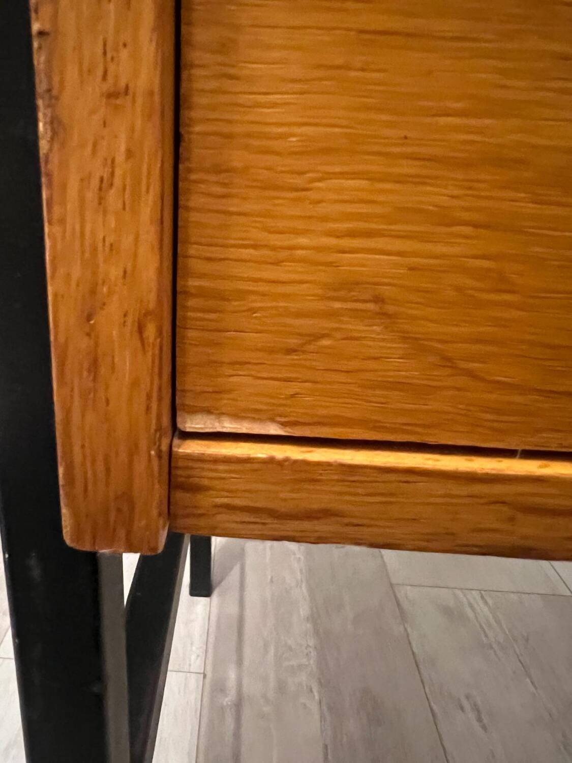 Vintage light oak desk 50s/60s