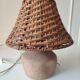Lampe en pierre naturelle vintage
