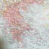 Map of Ancient and Modern Greece from 1928