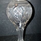 BACCARAT 1907 cut crystal carafe model 9157 H29cm