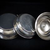 Silver-plated vegetable dish with matching tray – stamped