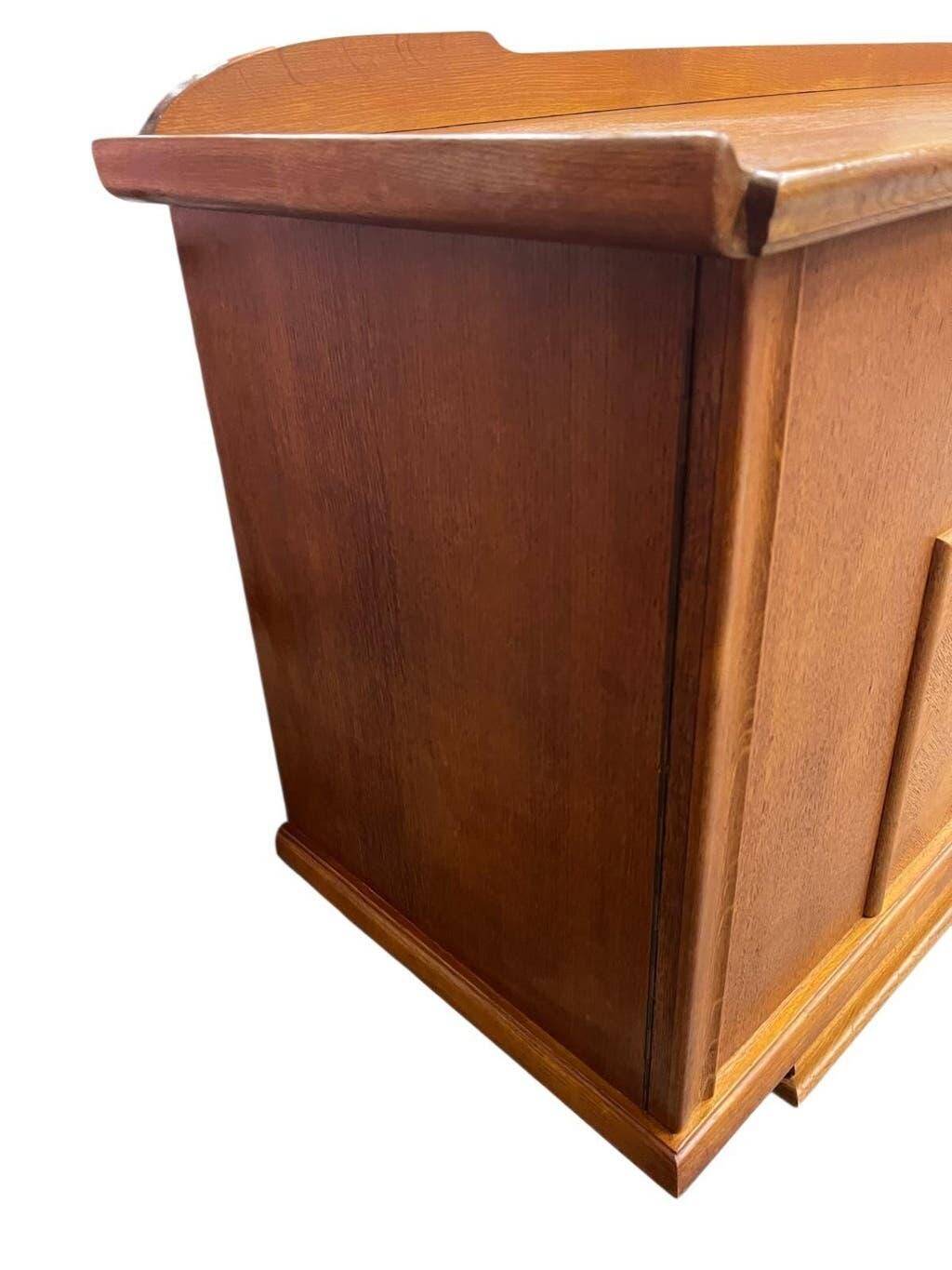 Vintage wooden sideboard in Art Deco style