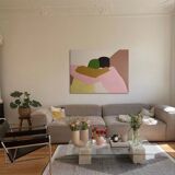 Painting on stretched canvas 80x60cm "in your arms" by bodasca