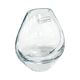 Hand-formed glass vase, minimalist design, Formano Germany, 1980s.