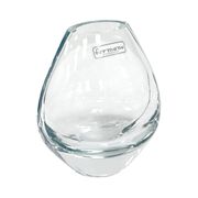 Vase en verre soufflé à la main, design minimaliste, Formano Allemagne, années 1980.