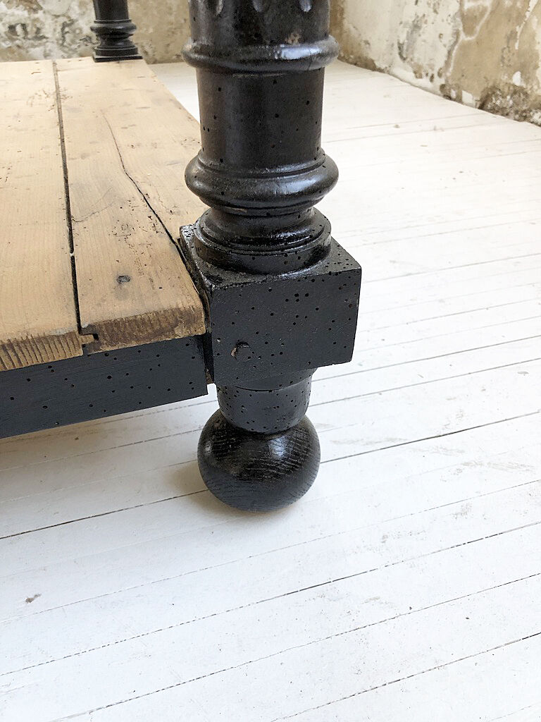 Butcher's table work central island marble