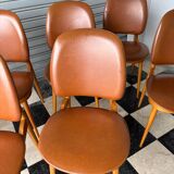Series of 8 Pegase chairs by Baumann