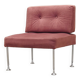 Fauteuil rose, design danois, années 1960, designer : Poul Cadovius, éditeur : France & Søn