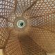 Lot of two rattan flower suspensions