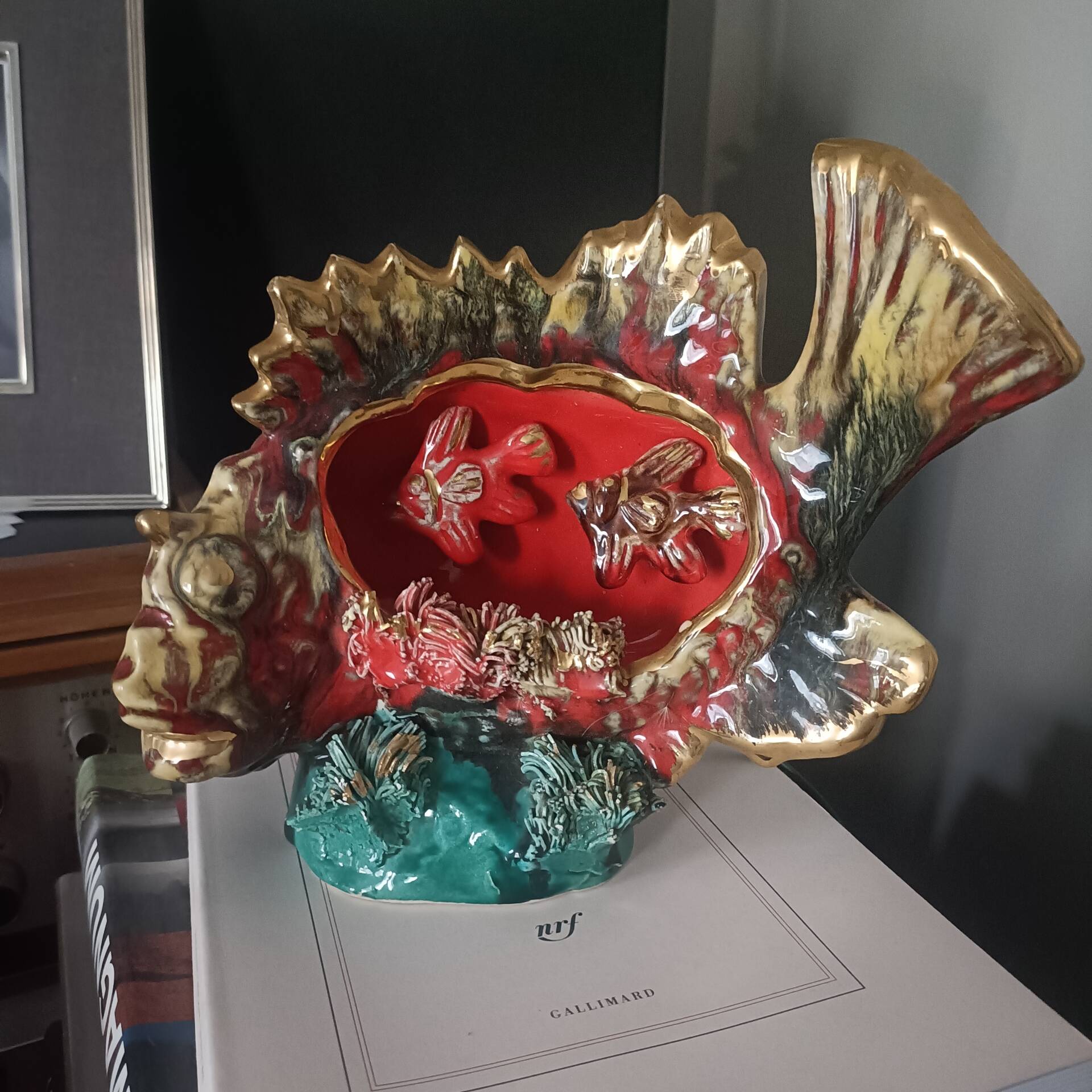 Lampe veilleuse poisson Vallauris