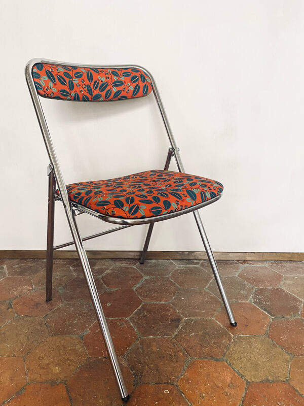 Chaise plainte vintage life style orange