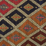 Anatolian handmade kilim rug 175 cm x 163 cm