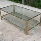 Bronze coffee table signed J.T. Lepelletier for Broncz 1960 111cm