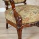 Antique Baroque Revival Armchair, 1890s