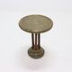 KMD Daalderop Brass and Oak Side Table 1930s