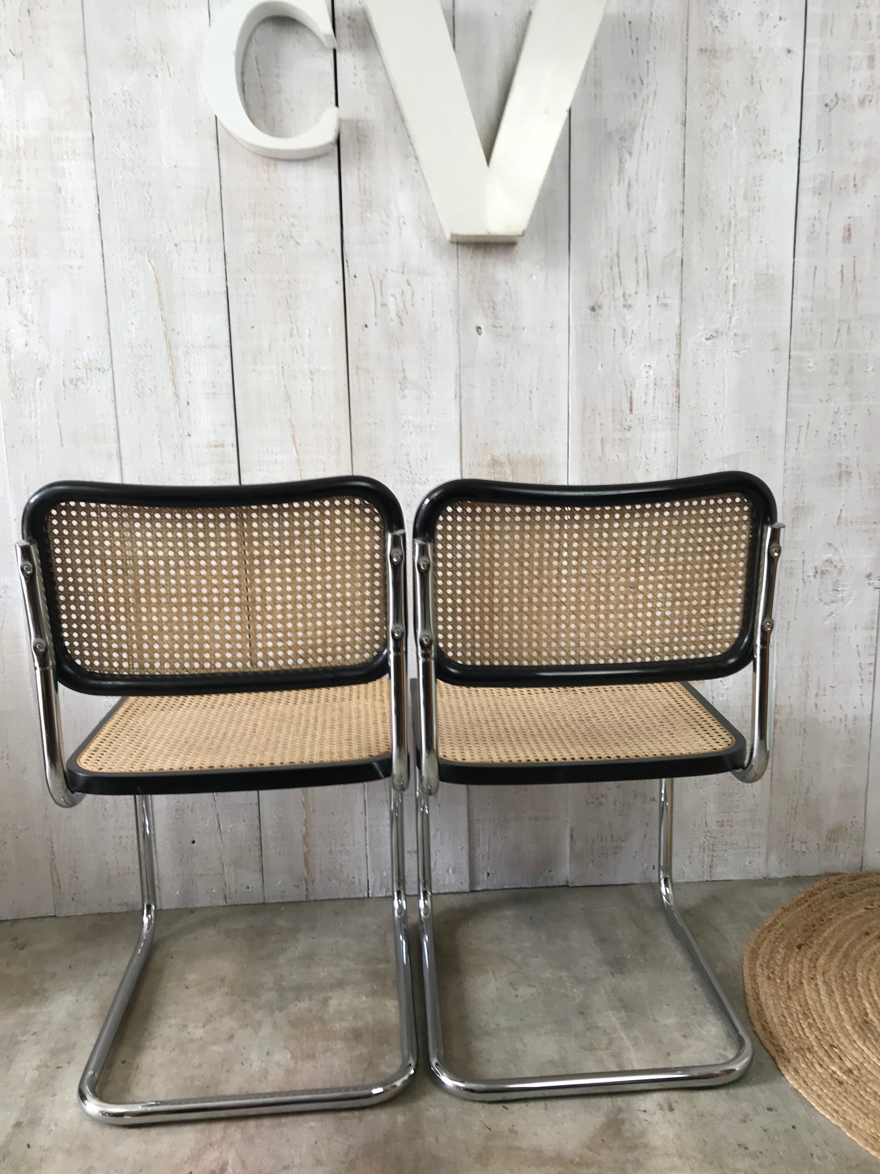 Pair of chairs B32 Breuer