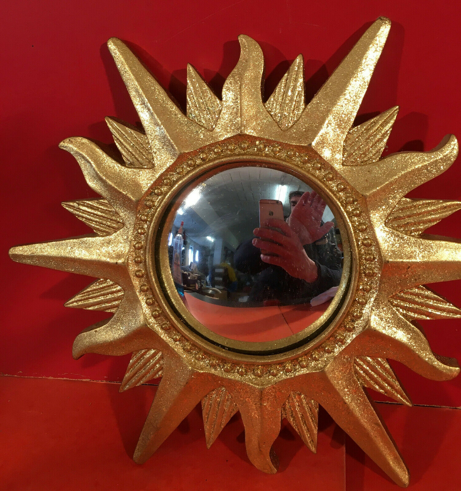 Sun-shaped witch mirror 31.5cm