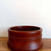 Teak fruit bowl Nissen Denmark 1960