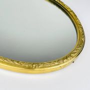 Miroir en laiton, Italie, années 1950
