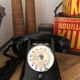 Telephone black bakelite littré