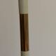 wood and brass floor lamp - Sweden 1950s/60s