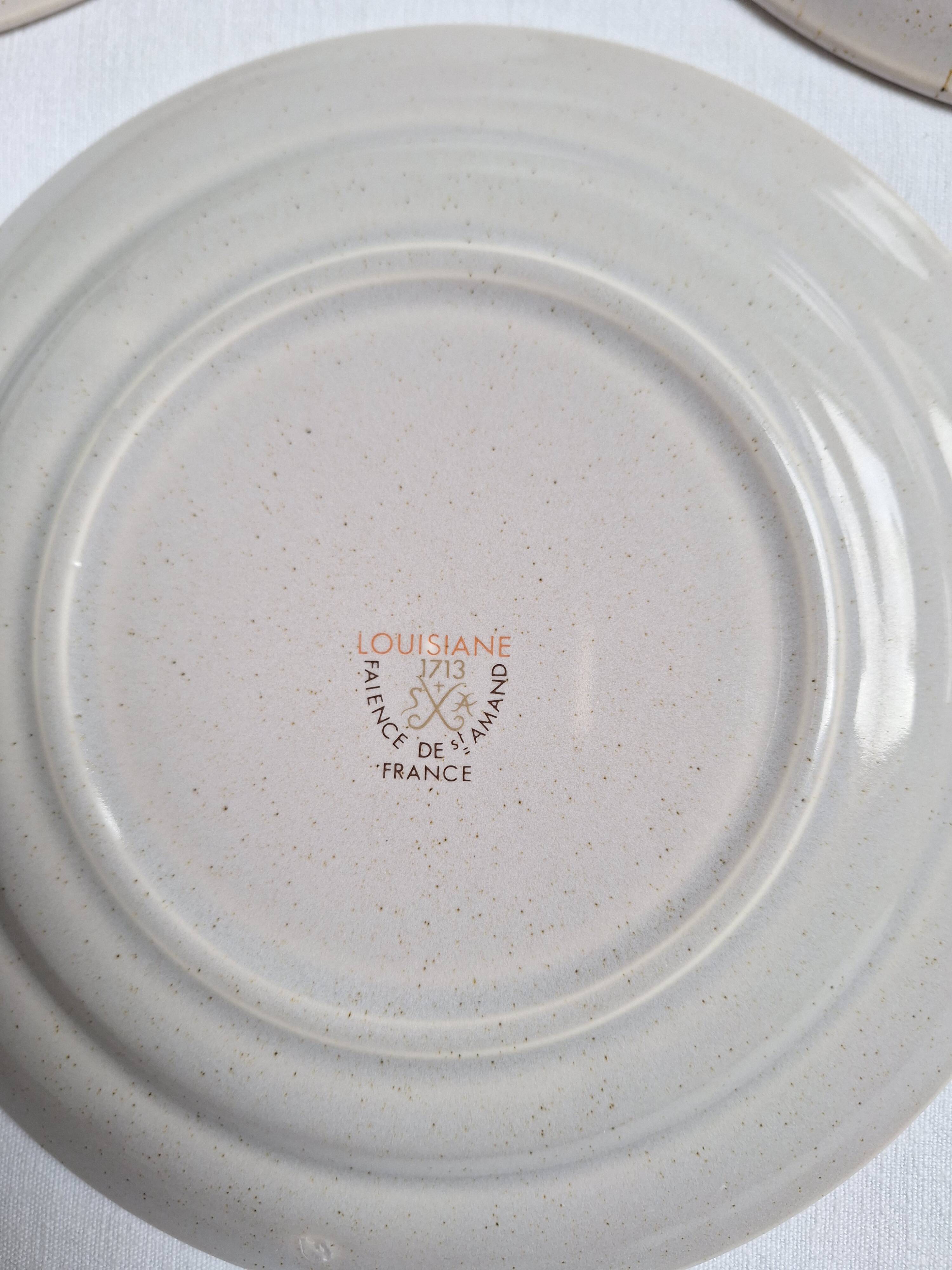 St Amand dessert plates 1970