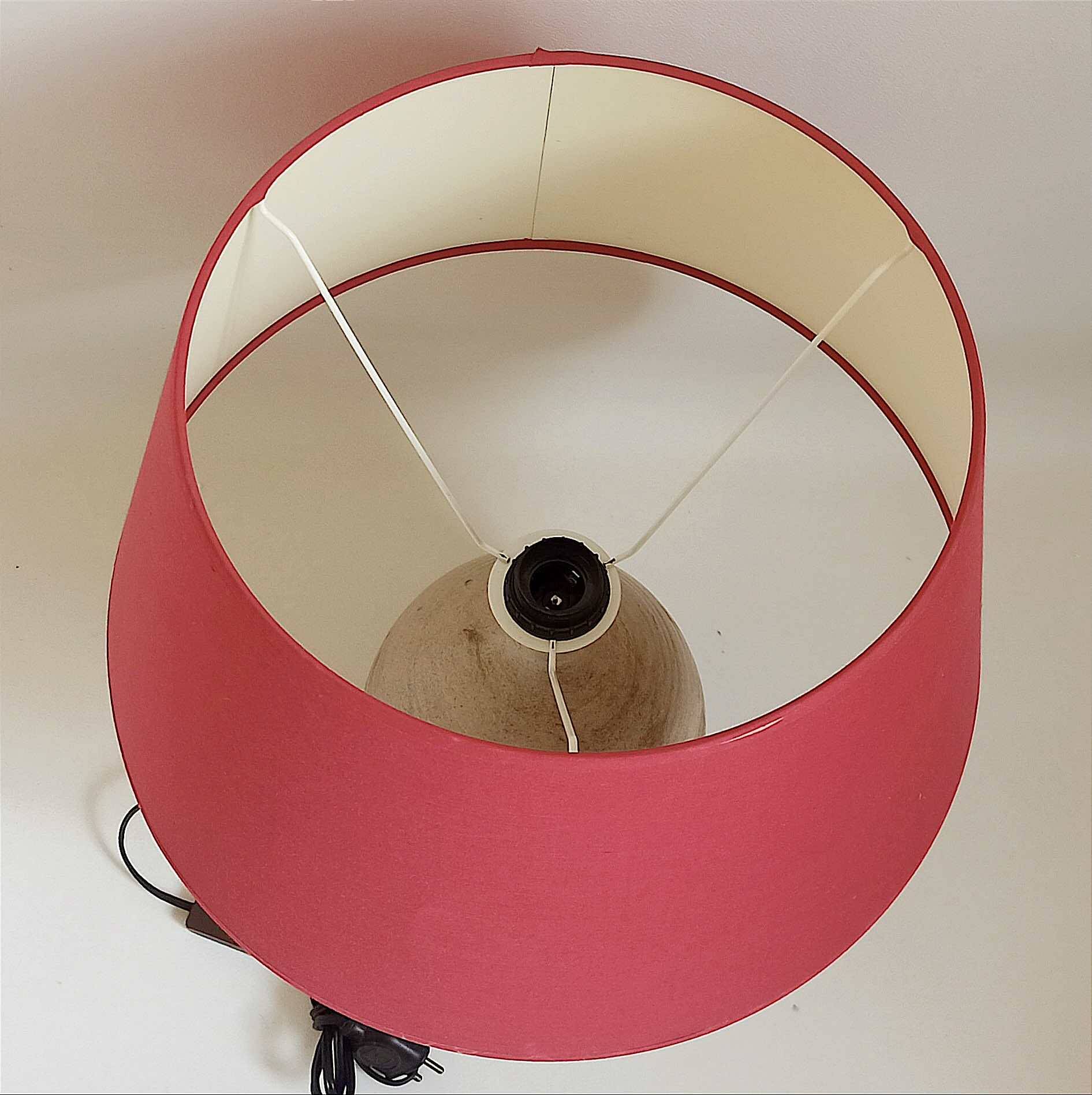 Daris ceramic lamp 1970s Height 51.5 cm