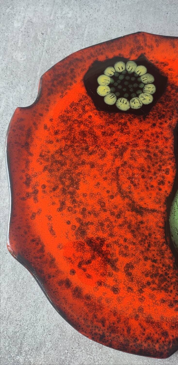 1960s ceramic dish by Vercor