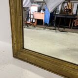 Louis Philippe 1850 mirror, chiseled, gilded with gold leaf