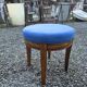 Scandinavian style armchair + velvet footrest