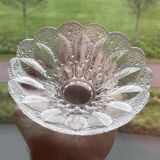 Lausitzer Glaswerke, East German (GDR) Crystal Glass Serving Bowl, Medea Design by R. Koschnick