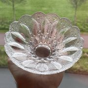 Lausitzer Glaswerke, East German (GDR) Crystal Glass Serving Bowl, Medea Design by R. Koschnick