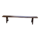 Banc en noyer massif 230 cm