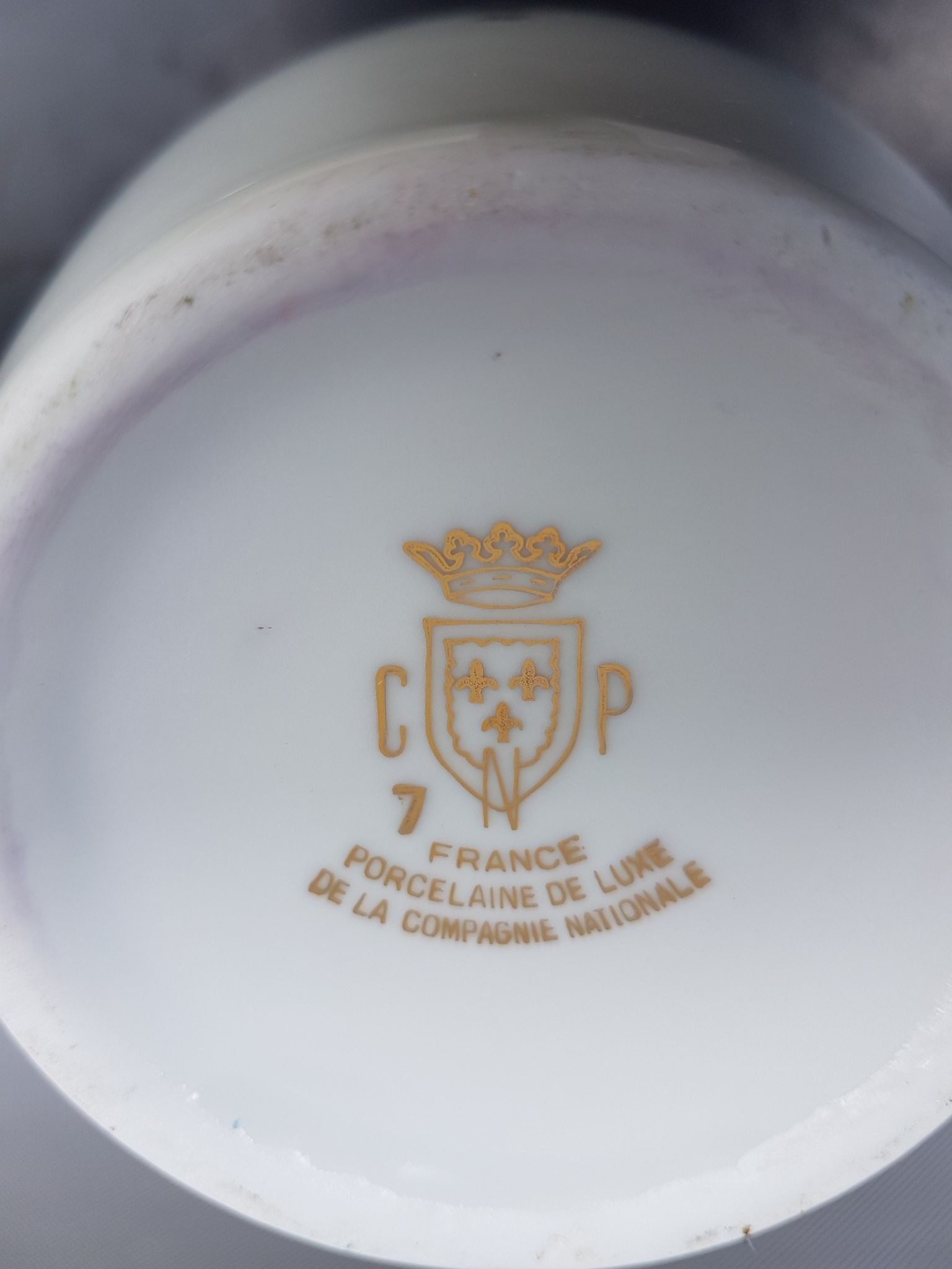 CNP France luxury porcelain teapot