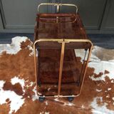 Folding rolling trolley