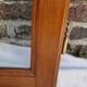 Pair of oak glazed doors