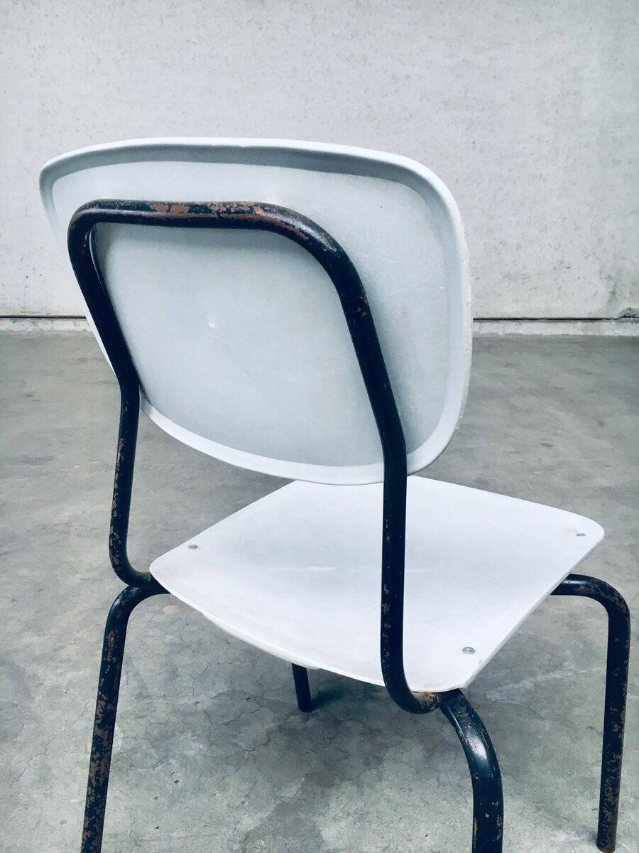Industrial Dutch Stacking Chairs, 1960s, Set of 10