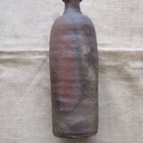 Rustic raw gres bottle