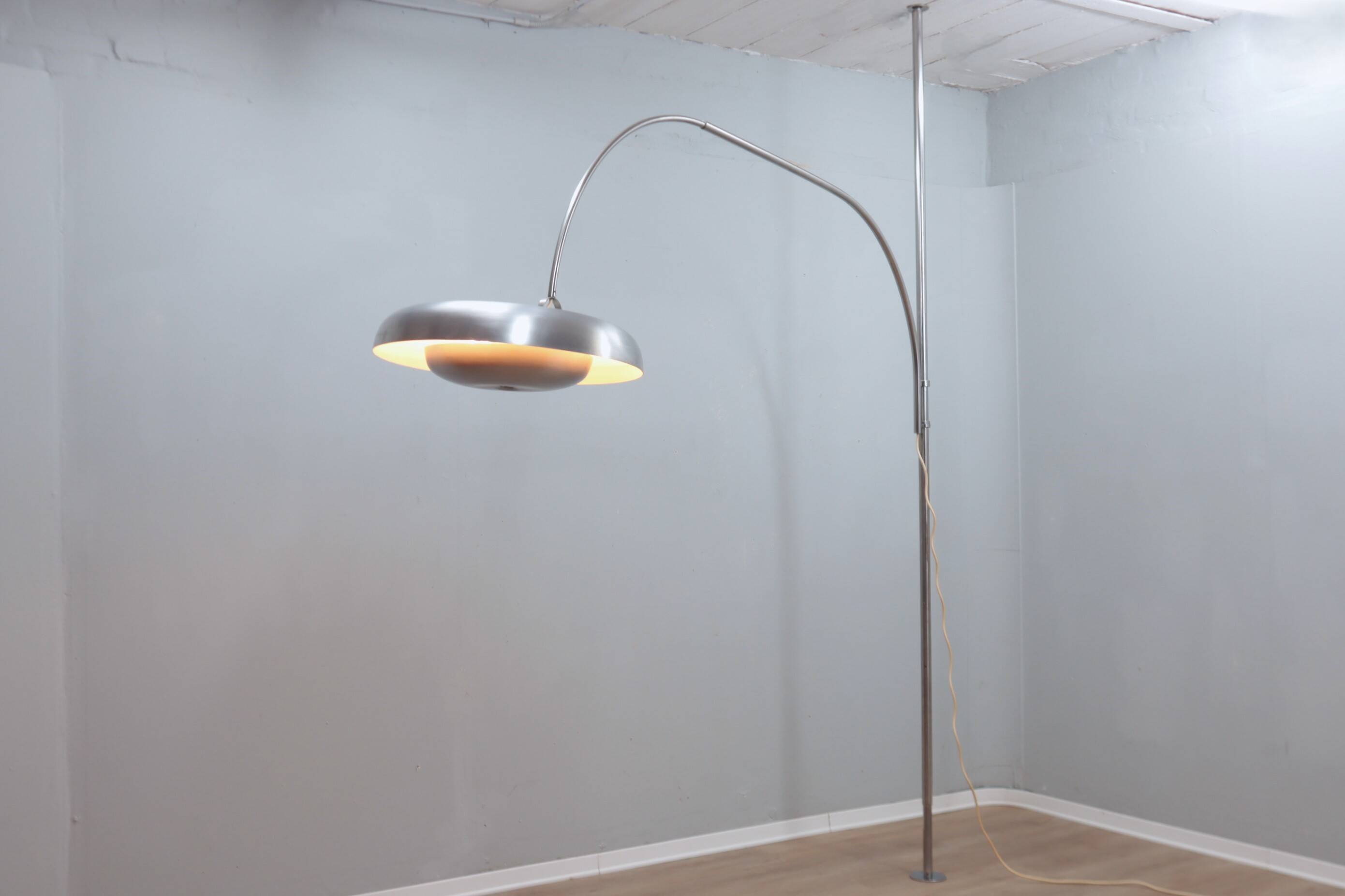 Pirro Cuniberti "PR" adjustable floor lamp Sirrah 1970s