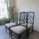 Lot de 4 chaises vintage