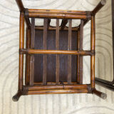 Rattan dressing table with her stool