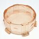 E1e art deco huta stoelzle pink bowl